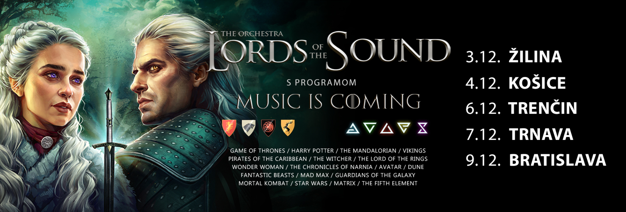 LORDS OF THE SOUND s obnoveným programom «Music is coming»