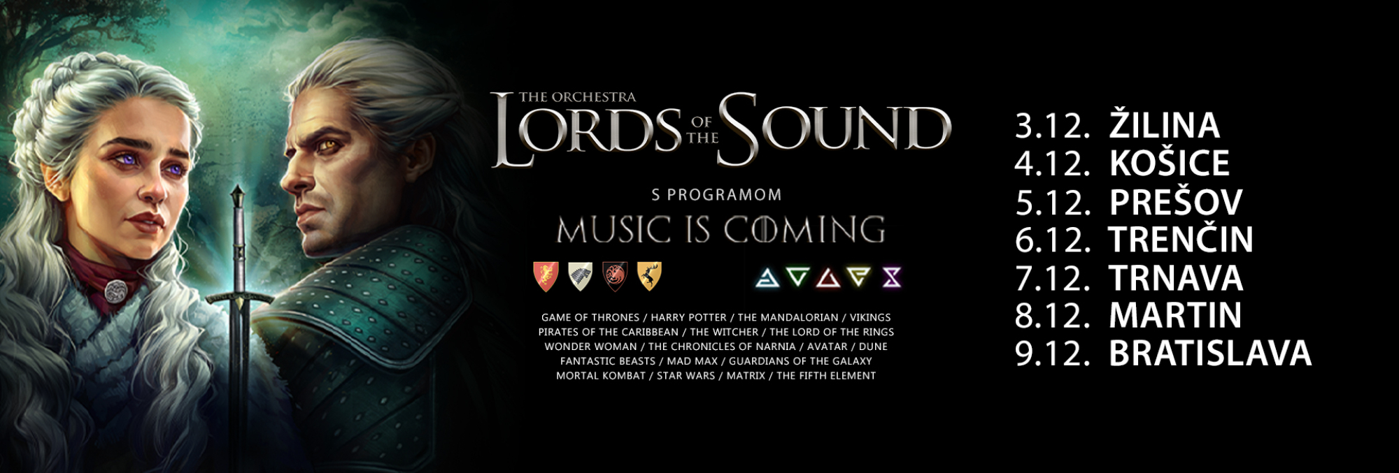 LORDS OF THE SOUND s obnoveným programom «Music is coming»